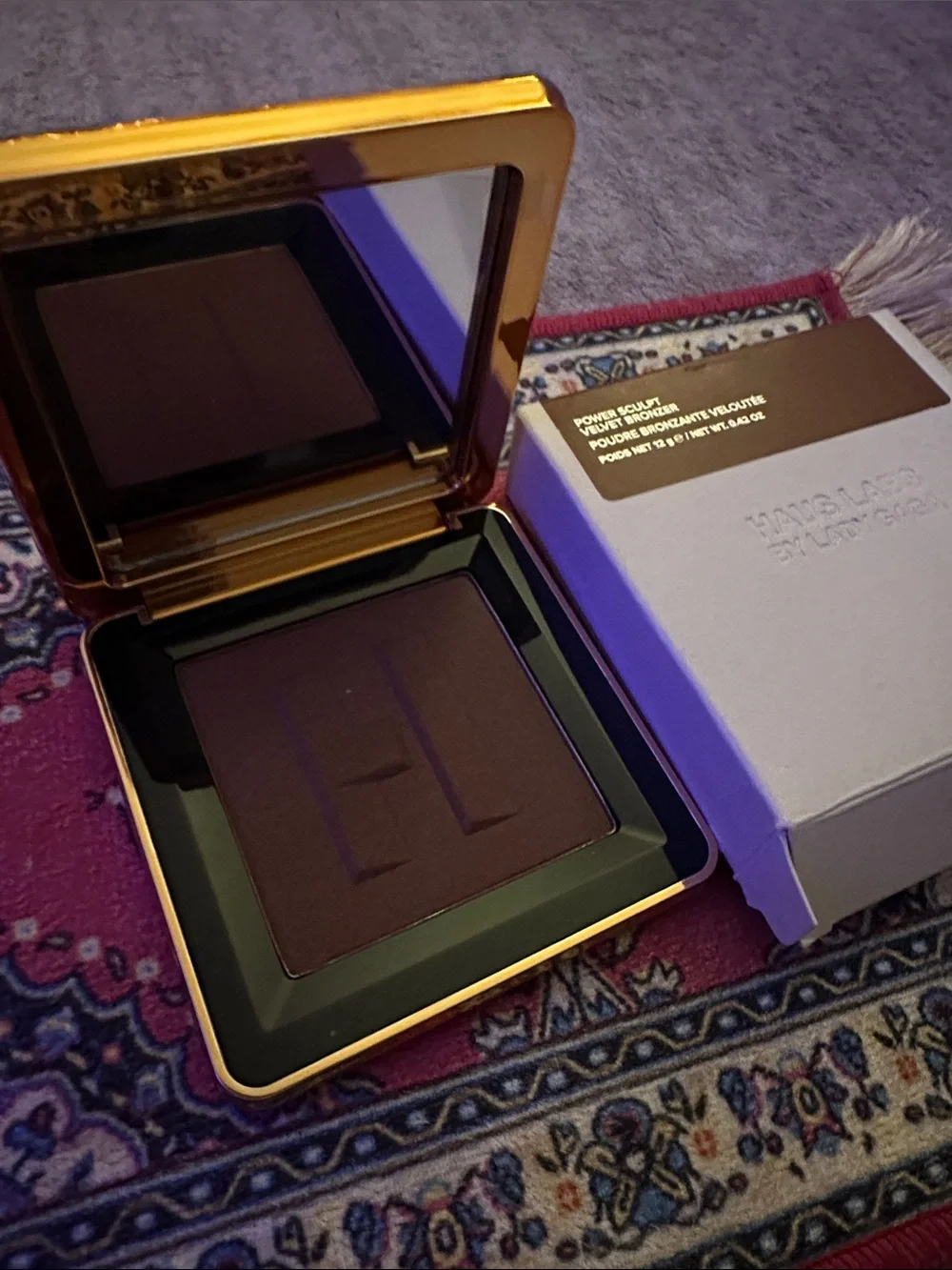 Haus Labs By Lady GaGa Power Sculpt Velvet Bronzer in Deep Level 10 NEW